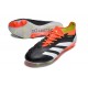 adidas Predator Elite FG Scarpa da Calcio Nero Core Bianco Rosso Solare