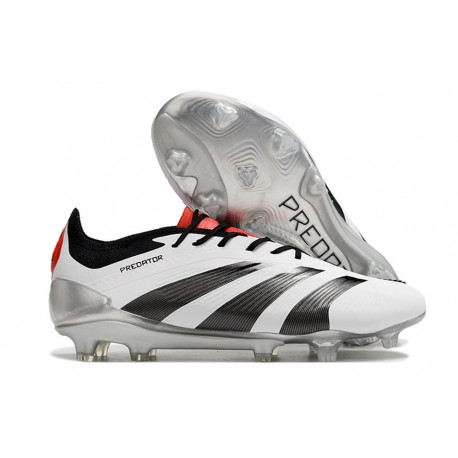 adidas Predator Elite FG Scarpa da Calcio Bianco Nero Rosso