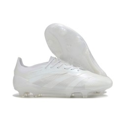 adidas Predator Elite FG Scarpa da Calcio Bianco Argento Met