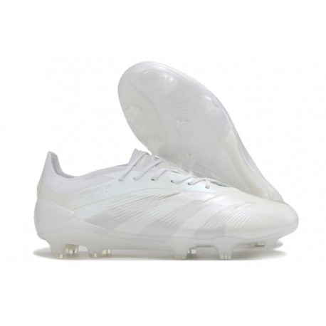 adidas Predator Elite FG Scarpa da Calcio Bianco Argento Met