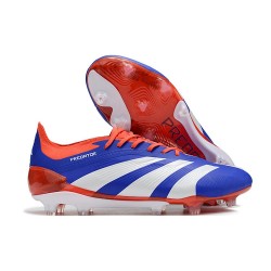 adidas Predator Elite FG Scarpa da Calcio Blu Bianco Rosso