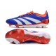 adidas Predator Elite FG Scarpa da Calcio Blu Bianco Rosso