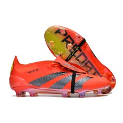 adidas Predator Fold-over Tongue Elite FG Rosso Negro Giallo