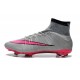 Nike Scarpa da Calcio Nuovo Mercurial Superfly FG Cristiano Ronaldo Grigio Rosa