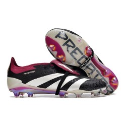 adidas Predator Fold-over Tongue Elite FG Nero Bianco Viola