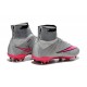 Nike Scarpa da Calcio Nuovo Mercurial Superfly FG Cristiano Ronaldo Grigio Rosa