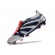 adidas Predator Fold-over Tongue Elite FG Argento Nero Rosso