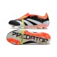 adidas Predator Fold-over Tongue Elite FG Nero Core Bianco Rosso Solare