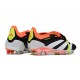 adidas Predator Fold-over Tongue Elite FG Nero Core Bianco Rosso Solare
