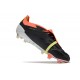 adidas Predator Fold-over Tongue Elite FG Nero Core Bianco Rosso Solare