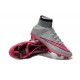 Nike Scarpa da Calcio Nuovo Mercurial Superfly FG Cristiano Ronaldo Grigio Rosa