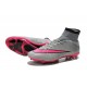 Nike Scarpa da Calcio Nuovo Mercurial Superfly FG Cristiano Ronaldo Grigio Rosa