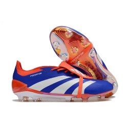 adidas Predator Fold-over Tongue Elite FG Blu Bianco Rosso