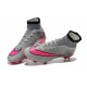 Nike Scarpa da Calcio Nuovo Mercurial Superfly FG Cristiano Ronaldo Grigio Rosa