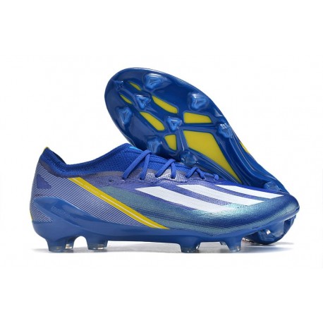 Scapa adidas X Crazyfast. Messi.1 FG Blu Lucido Blu Burst Bianco