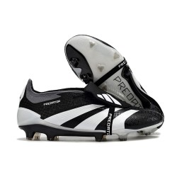 adidas Predator Fold-over Tongue Elite FG Nero Bianco