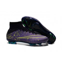 Nike Scarpa da Calcio Nuovo Mercurial Superfly FG Cristiano Ronaldo Viola Nero