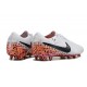 Scarpa Nike Tiempo Legend X Elite FG Bianco Nero Arancione