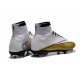 Ronaldo Scarpa Nike Mercurial Superfly CR501 FG Bianco Oro