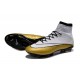 Ronaldo Scarpa Nike Mercurial Superfly CR501 FG Bianco Oro