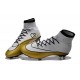 Ronaldo Scarpa Nike Mercurial Superfly CR501 FG Bianco Oro