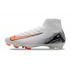 Nike Air Zoom Mercurial Superfly 10 Elite FG Bianco Nero Arancio