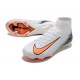 Nike Air Zoom Mercurial Superfly 10 Elite FG Bianco Nero Arancio