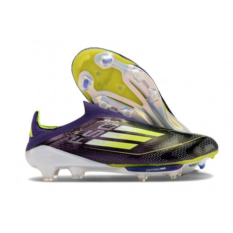 adidas F50+ Laceless FG Unity Viola Bianco Limone Lucido
