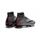 Nike Scarpa da Calcio Nuovo Mercurial Superfly CR7 Quinhentos Metallico Nero Rosso