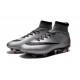 Nike Scarpa da Calcio Nuovo Mercurial Superfly CR7 Quinhentos Metallico Nero Rosso