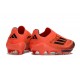 adidas F50+ Laceless FG Rosso Nero