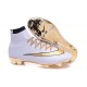 Ronaldo Scarpa Nike Mercurial Superfly 4 FG Bianco Oro