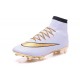 Ronaldo Scarpa Nike Mercurial Superfly 4 FG Bianco Oro