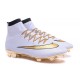 Ronaldo Scarpa Nike Mercurial Superfly 4 FG Bianco Oro