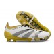 Nuovo adidas Predator FT Elite FG Bianco Oro Argento