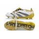 Nuovo adidas Predator FT Elite FG Bianco Oro Argento