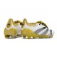 Nuovo adidas Predator FT Elite FG Bianco Oro Argento