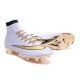 Ronaldo Scarpa Nike Mercurial Superfly 4 FG Bianco Oro