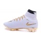 Ronaldo Scarpa Nike Mercurial Superfly 4 FG Bianco Oro
