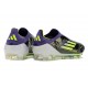Scarpe da calcio adidas F50 Elite Laceless FG Unity Viola Bianco Limone Lucido