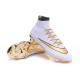 Ronaldo Scarpa Nike Mercurial Superfly 4 FG Bianco Oro