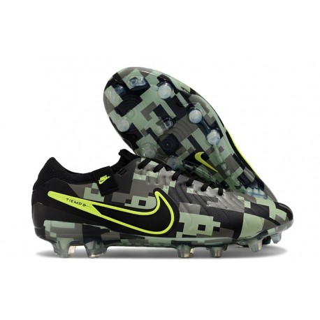 Scarpa Nike Tiempo Legend X Elite FG Verde Nero