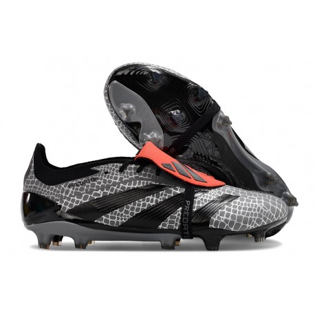 Nuovo adidas Predator FT Elite FG Nero Grigio Rosso