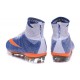 Nuove Scarpe Calcio Nike Mercurial Superfly Iv CR7 FG Viola Arancio