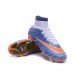Nuove Scarpe Calcio Nike Mercurial Superfly Iv CR7 FG Viola Arancio
