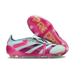 adidas Predator 2024 Elite FT FG Bleu Très Pâle Rose Lucide Jaune Semi Solaire