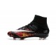 Nike Scarpa da Calcio Nuovo Mercurial Superfly FG Cristiano Ronaldo Nero Rosso Bianco