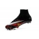 Nike Scarpa da Calcio Nuovo Mercurial Superfly FG Cristiano Ronaldo Nero Rosso Bianco
