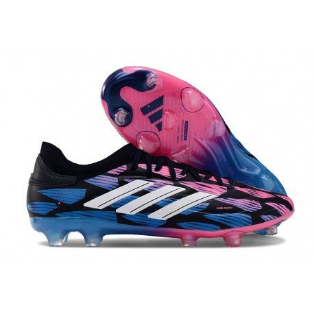 adidas Copa Pure 2+ FG Pelle Inchiostro Legend Ftwr Bianco Solar Rosa