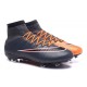 Cristiano Ronaldo Scarpe Nuove 2016 Nike Mercurial Superfly FG Nero Arancio